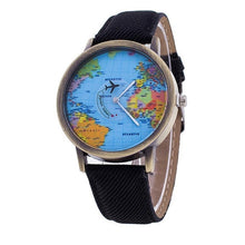 Load image into Gallery viewer, World Map Wristwatch