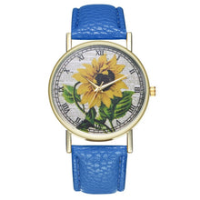 Load image into Gallery viewer, Yellow sunflower Wristwatch