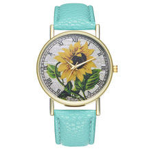 Load image into Gallery viewer, Yellow sunflower Wristwatch