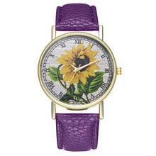 Load image into Gallery viewer, Yellow sunflower Wristwatch