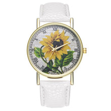 Load image into Gallery viewer, Yellow sunflower Wristwatch
