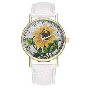 Yellow sunflower Wristwatch