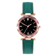 Load image into Gallery viewer, Green Stary Sky  Women Wristwatch