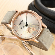 Load image into Gallery viewer, Green Leather Women Watch