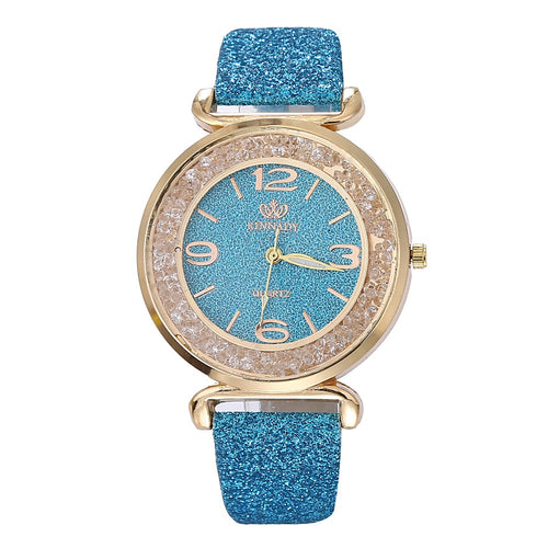 Blue Women Wristwatch