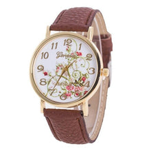 Load image into Gallery viewer, Rose patterned Wristwatch