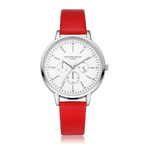 Lvpai Red Women Wristwatch